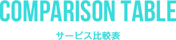 サービス比較表